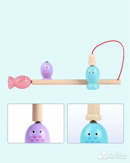 Развивающая игра магнитная рыбалка