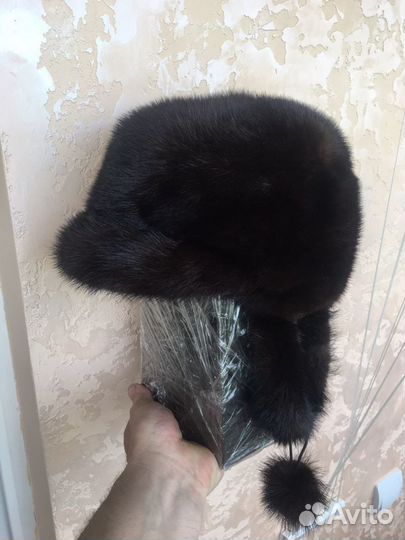Шапка норковая женская