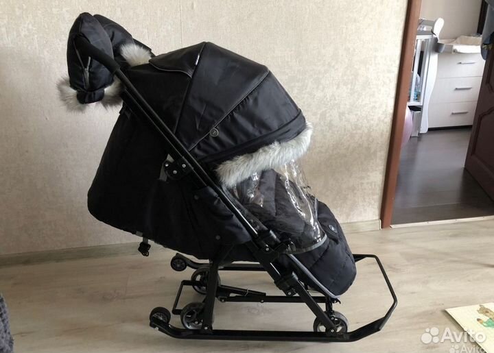 Детские санки коляска