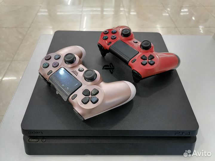 PlayStation4 slim 500gb+2джоя+400 игр /Донат