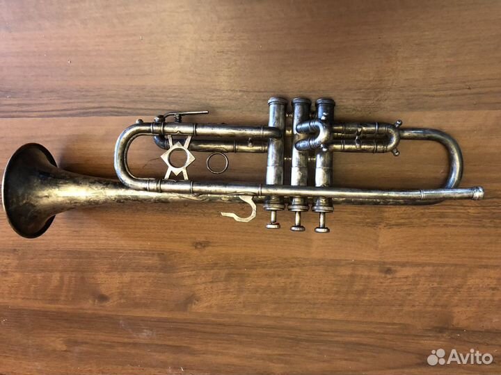 Редкая немецкая труба духовая weltklang