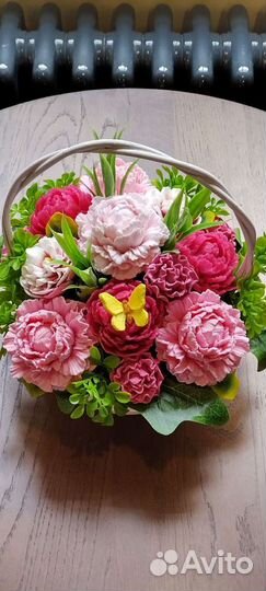 Букет цветов из мыла