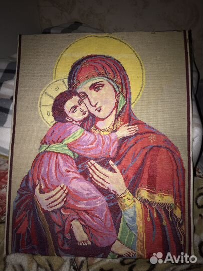 Вышивка икона