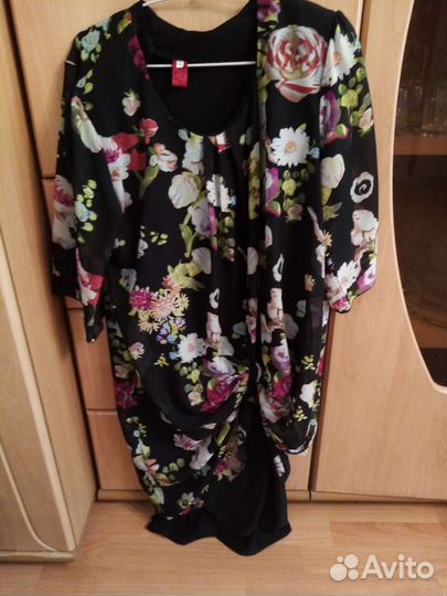 Халат женский органза как пенюар