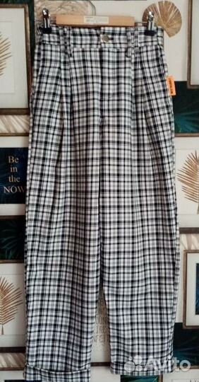 Брюки в клетку 2 пары bershka (Турция) 42
