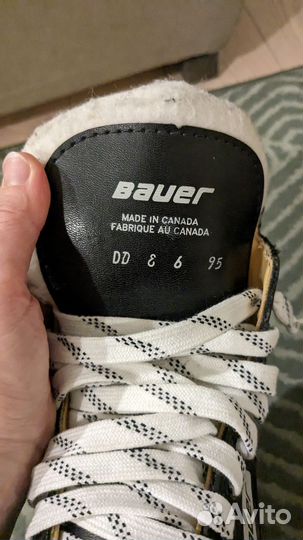 Хоккейные коньки bauer 39 размер
