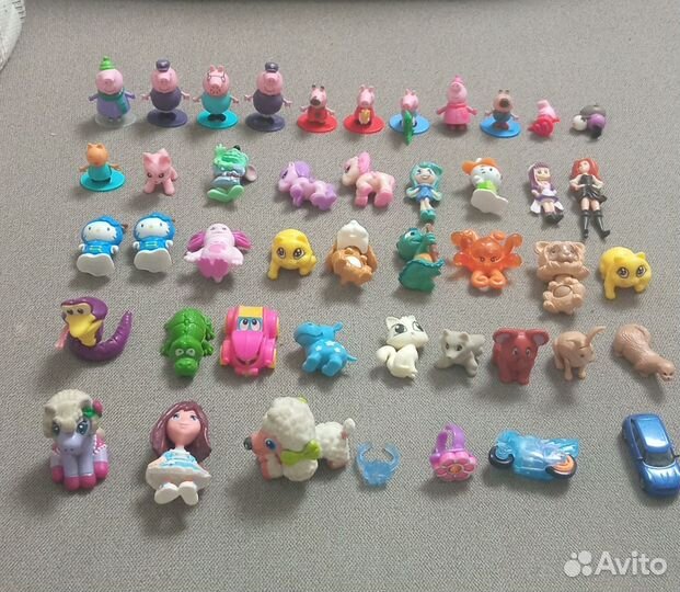 Игрушки из киндера и свит бокса