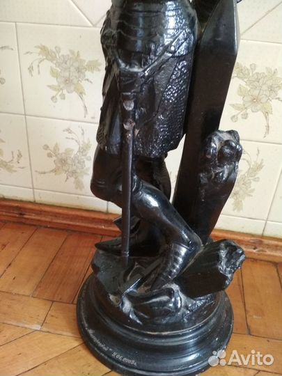 Чугунная статуэтка Жанна д’Арк. Куса или Касли