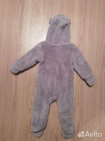 Комбинезон нательный на молнии 80