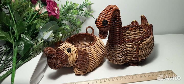 Плетеные изделия из лозы декор
