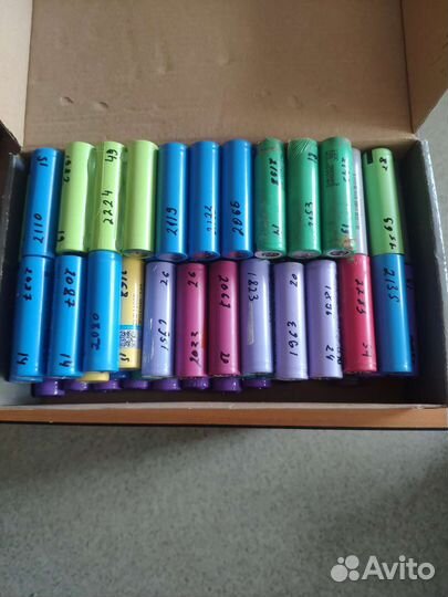 Аккумуляторы бу 18650