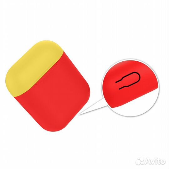 Кейс для AirPods двухцветный