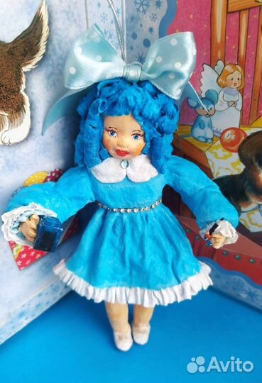 Ватные елочные игрушки