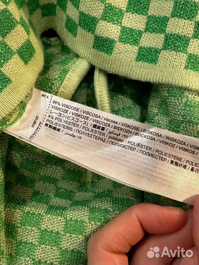 Топ бандо зеленый в стиле 60х-70х