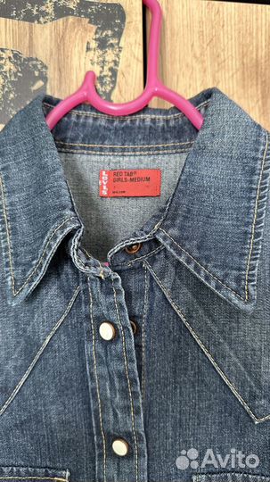 Levis рубашка джинсовая женская