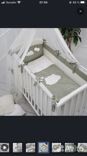 Бортики в кроватку