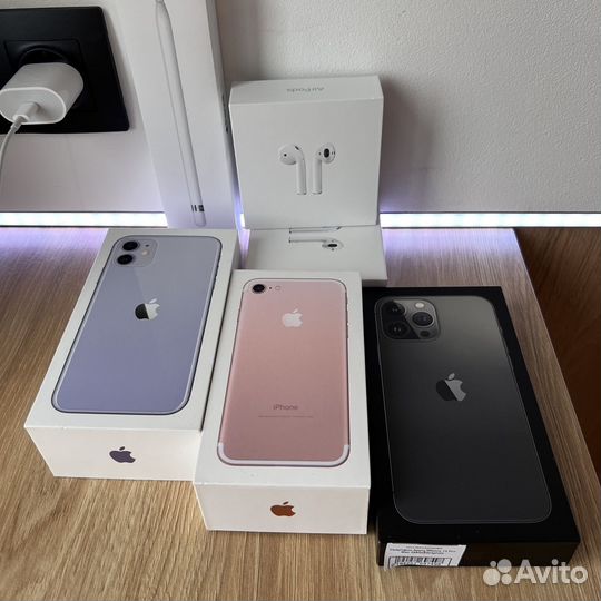 Коробки (пустые) от apple оригинал