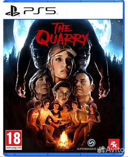 Игра The Quarry Playstation 5 Диск. Новый