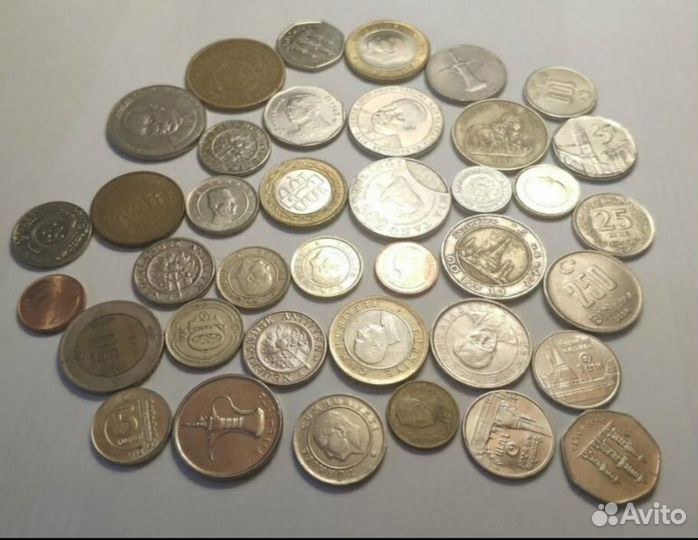 Иностранные монеты разные