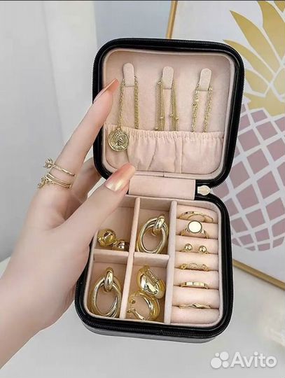 Шкатулка для украшений дорожная новая