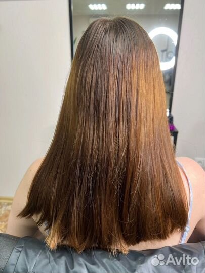 Кератиновое выпрямление волос модель