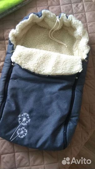 Зимний конверт в коляску
