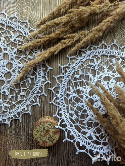 Интерьерные ажурные салфетки