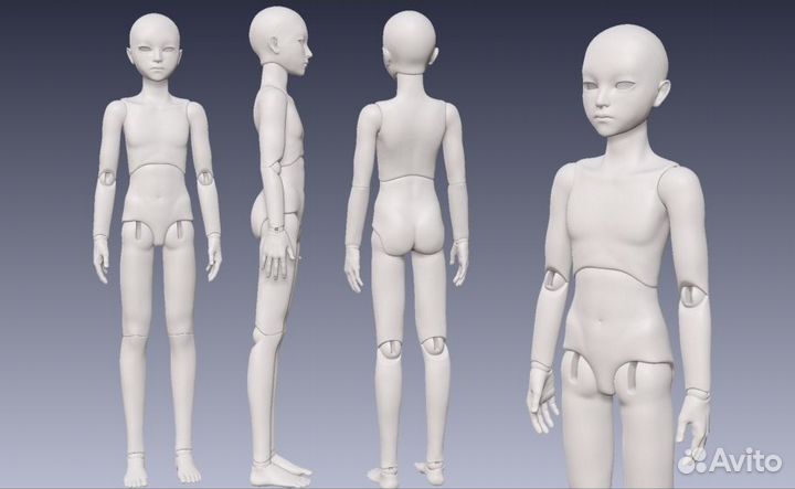 BJD куклы и запчасти, 3D печать