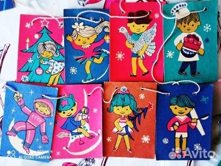 Дед Мороз Снегурочка Елочка Звезда СССР Ретро