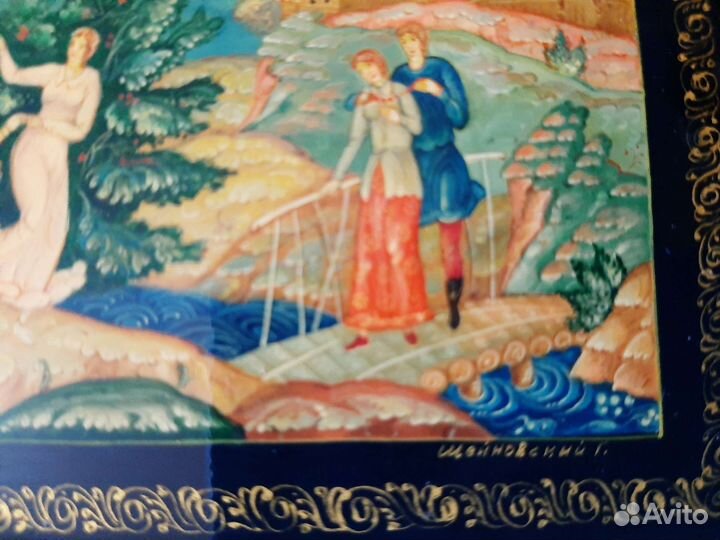 Шкатулка СССР Мстера Хоровод Шейновский Г