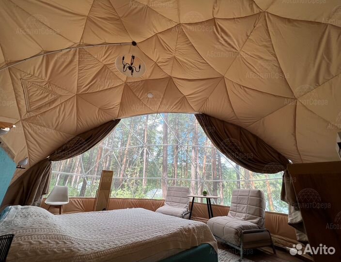 Геокупол тент палатка D7 (7м) летний