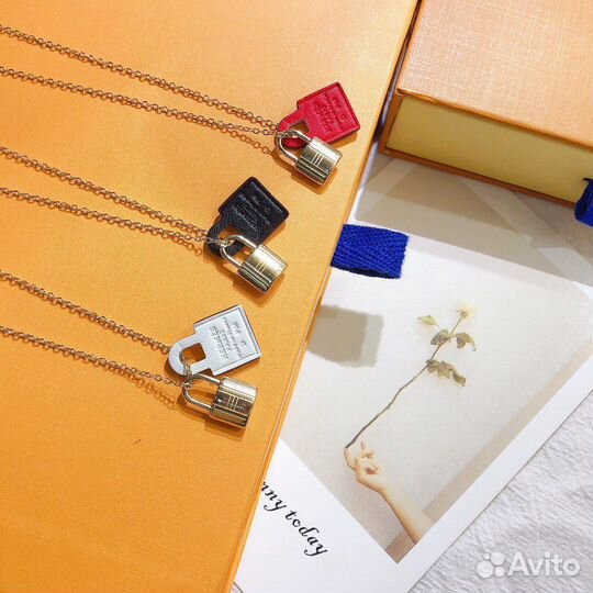 Колье подвеска hermes