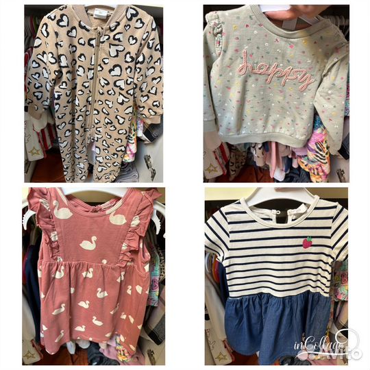 Вещи на девочку пакетом 80-86