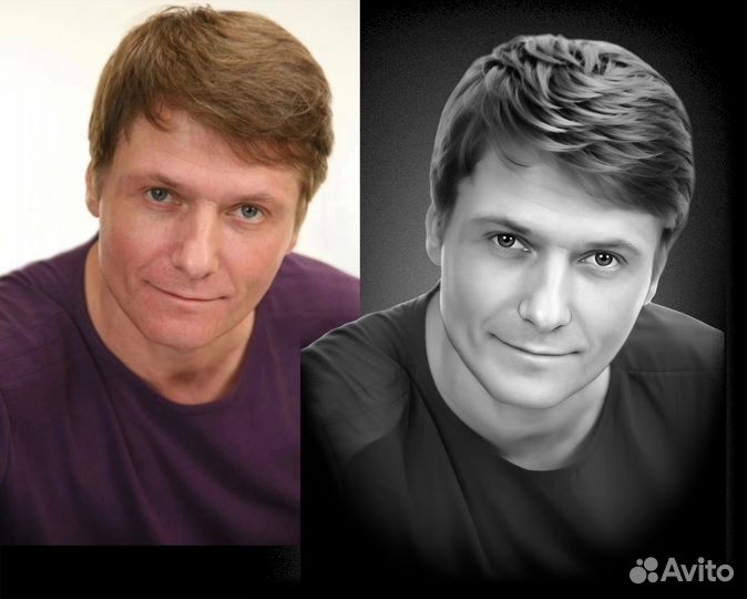 Ретушь фото на памятник