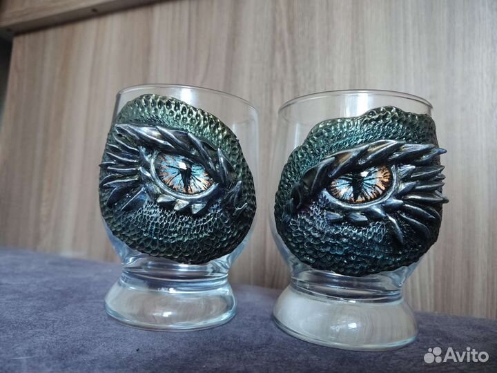 Бокалы для виски с декором