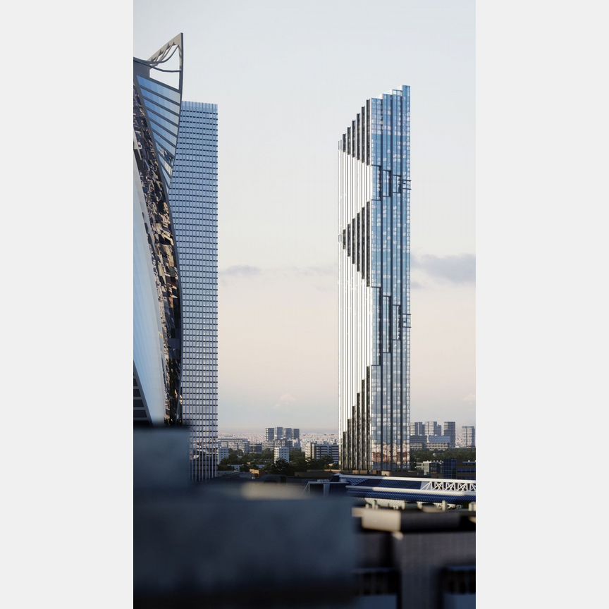 2-к. квартира, 73,7 м², 12/85 эт.