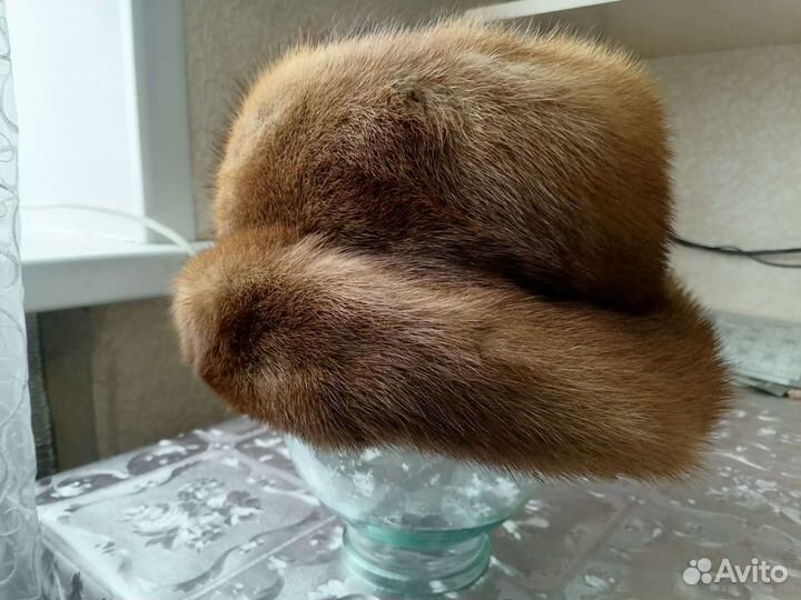 Шапка норковая женская бу