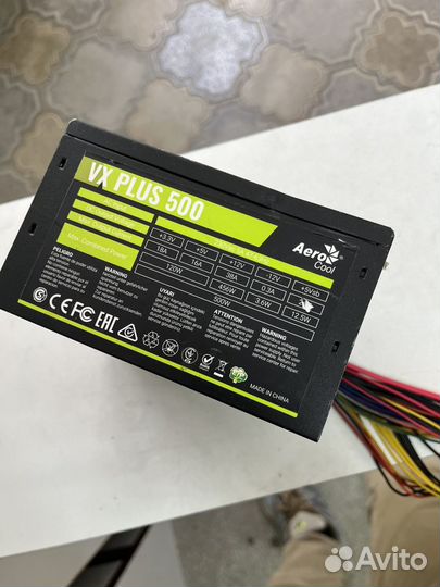 Блок питания Aerocool VX Plus 500w