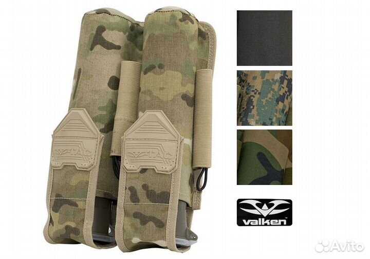 Подсумок на 5 пейнтбольных туб Valken V-TAC 2+3