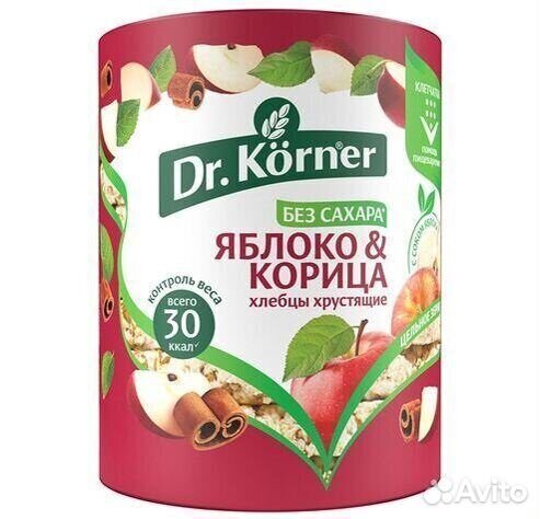 Хлебцы Dr. Korner Злаковый Коктейль ябл кор 100 г