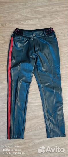 Брюки женские экокожа