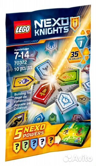 Lego Nexo Knights Комбо Силы 70372 70373 новые