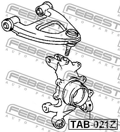 Febest TAB-021Z Сайлентблок задней цапфы lexustoyo