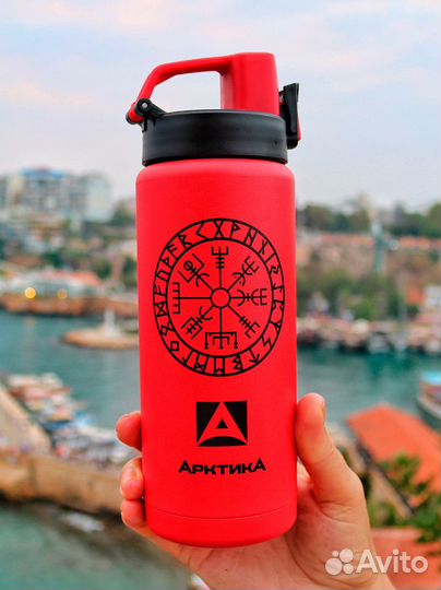Арктика CityTerm Вегвизир термокружка красная 500м