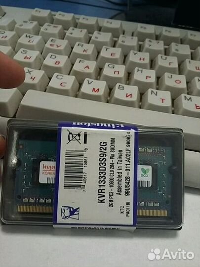Оперативная память 1 гб на ноутбук(2шт)