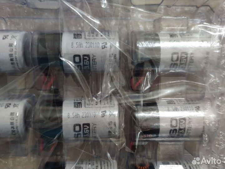 Литиевые батарейки ER26500 (C) с коннектором