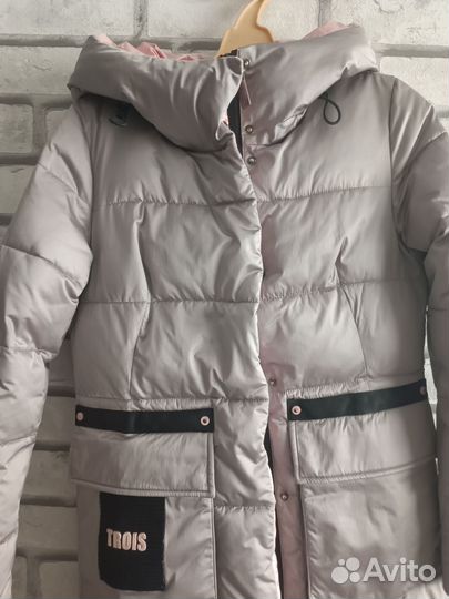 Пуховик женский длинный