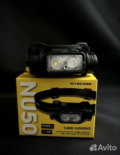 Налобный фонарь nitecore NU50