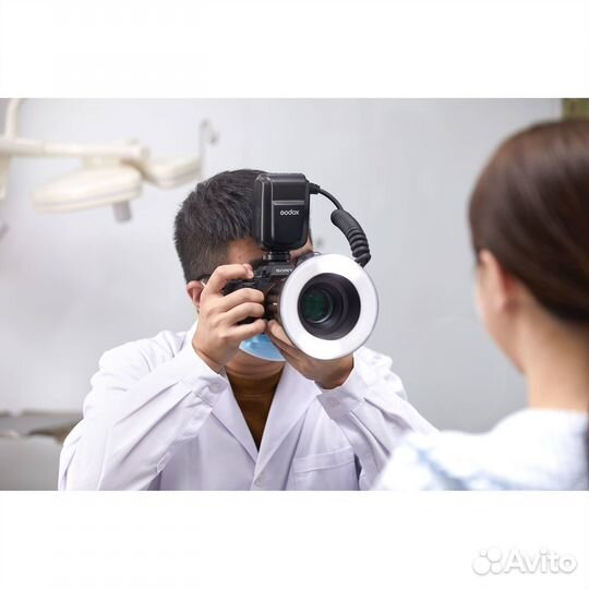 Вспышка для макросъемки Godox MF-R76S+ TTL стомато