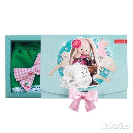 Юбка с кружевом и бант с вышивкой OSidM-457